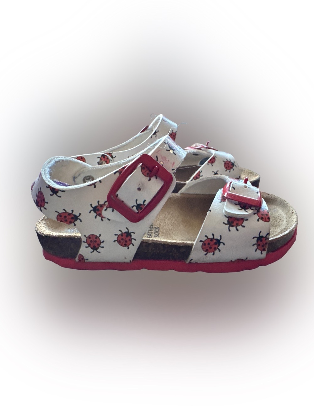 Marina Luna Leather Ladybug Sandals Made in Italy 🇮🇹- size 9.5